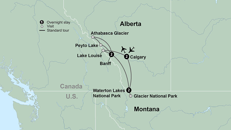 Canadian Rockies & Glacier National Park
