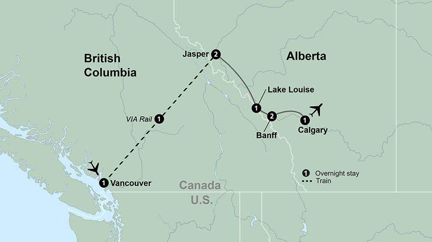Canadian Rockies by Train
