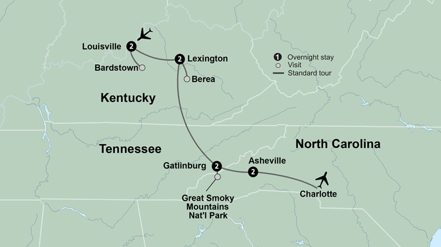 Bluegrass Country & the Smoky Mountains