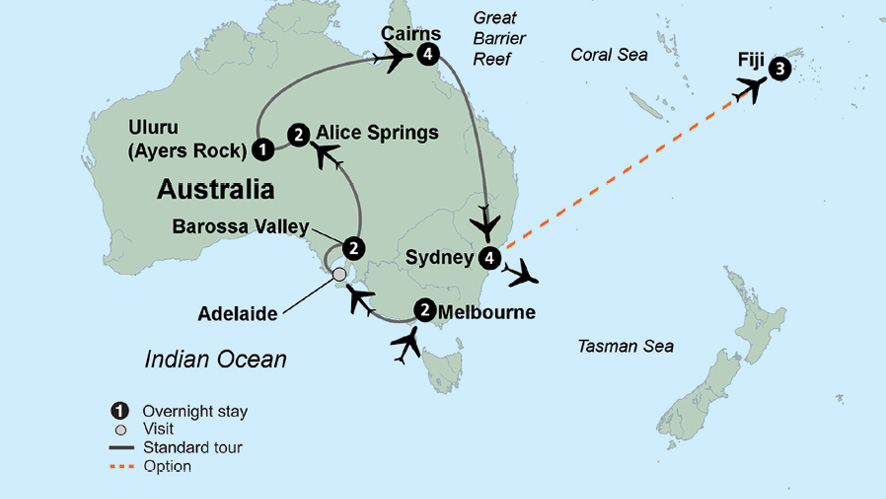 ExploringAustralia map