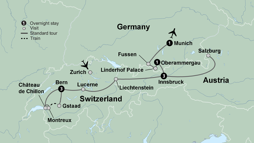 Discover Switzerland Austria Bavaria With Oberammergau Passion Play Travel Tours Collette